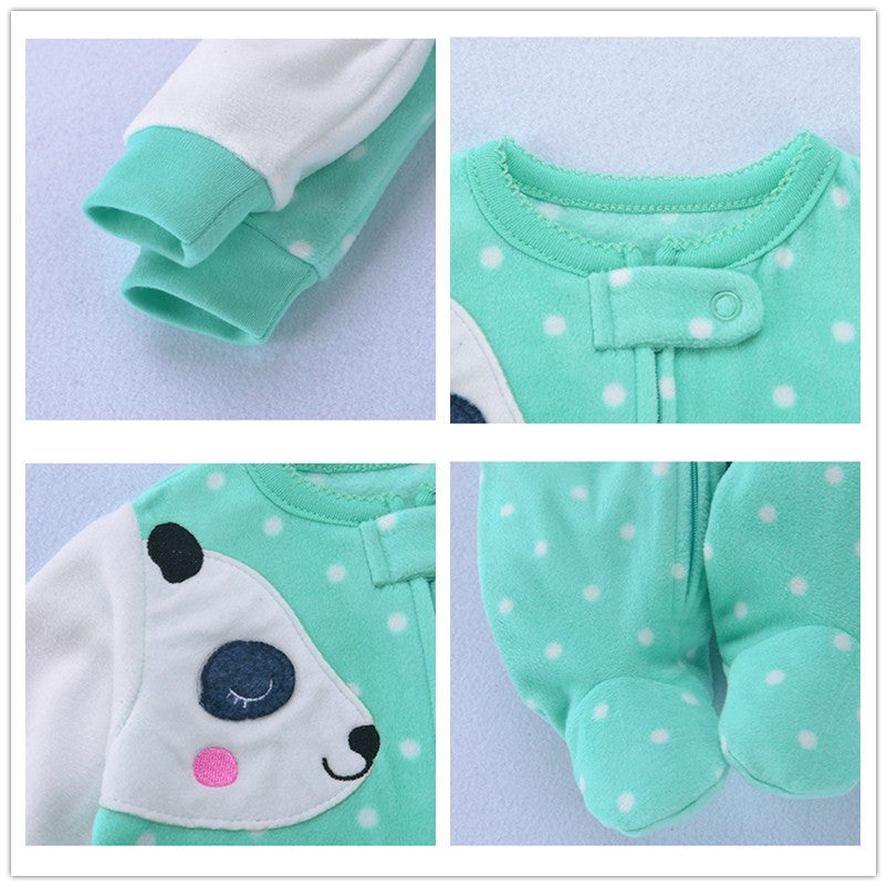 Spring Baby Clothes Kids Soft Fleece Rompers Kids